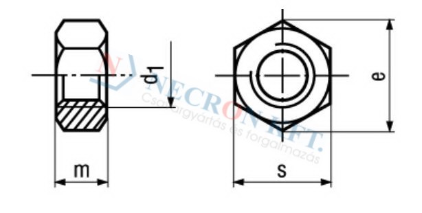 Sechskantmuttern 1371