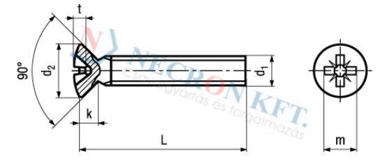 Linsensenkschrauben mit Kreuzschlitz Pozidriv Form Z 3312
