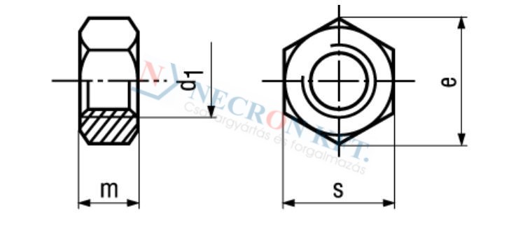 Sechskantmuttern 504