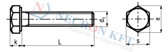 Sechskantschrauben mit Gewinde bis Kopf 598