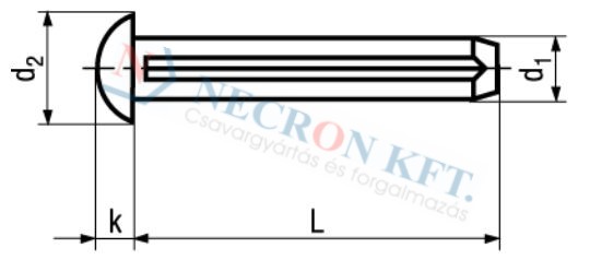 Halbrundkerbnägel 688