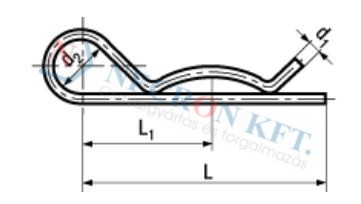 Vorsteckfedern einfach 915