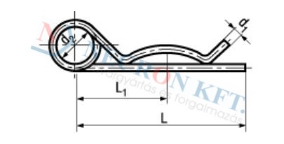 Vorsteckfedern doppelt 916